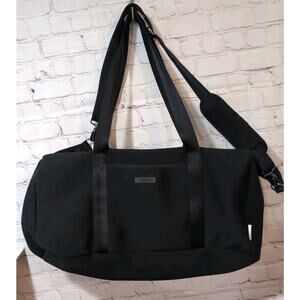 Zella Womens XL Black Neoprene Gym Bag Yoga Tote Weekender Travel Bag Carry On